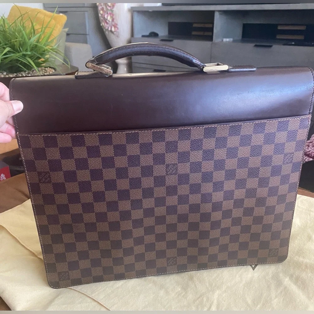 LV Damier Ebene Altona PM Briefcase